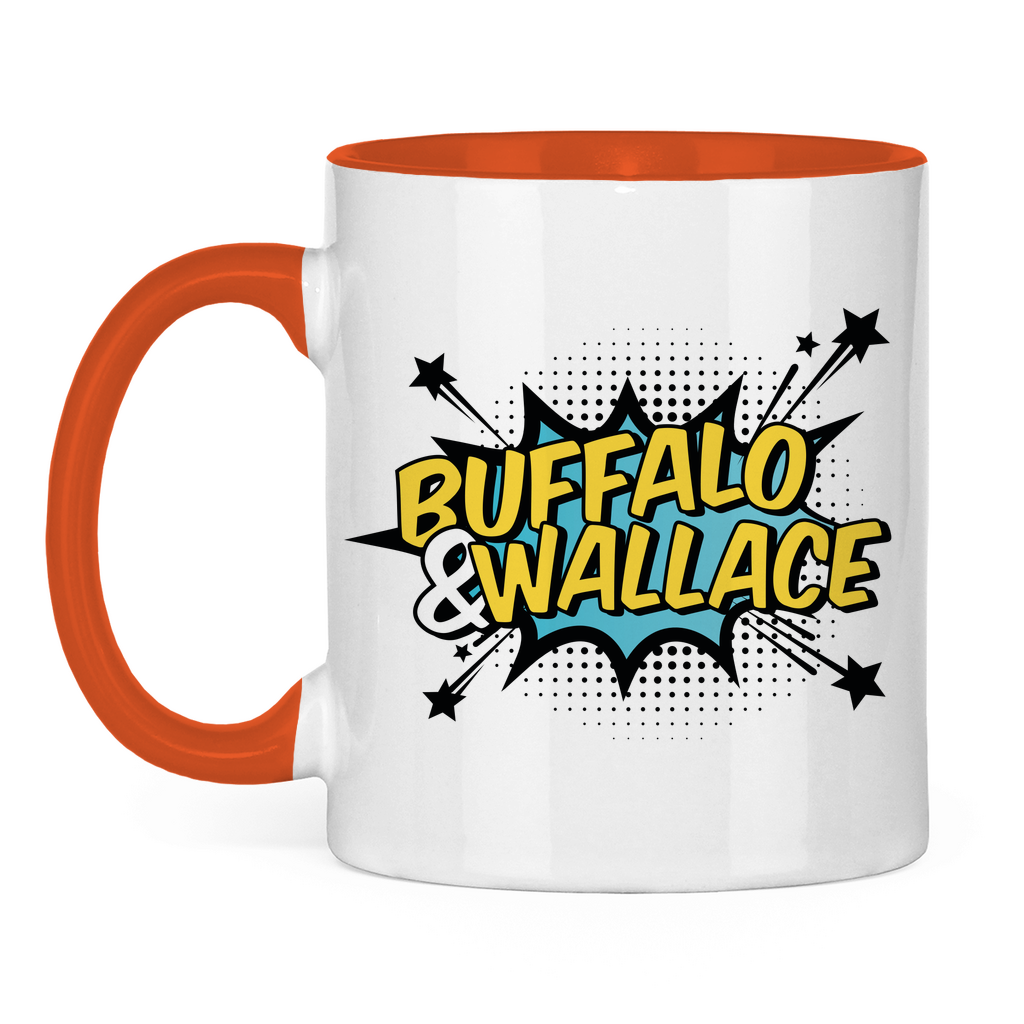 Tasse zweifarbig mit B&W Logo