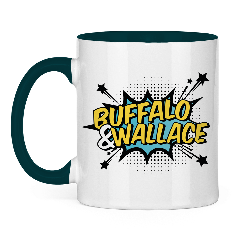 Tasse zweifarbig mit B&W Logo