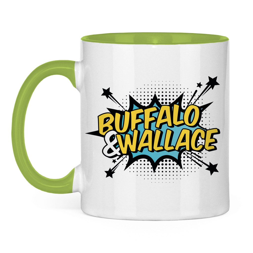 Tasse zweifarbig mit B&W Logo