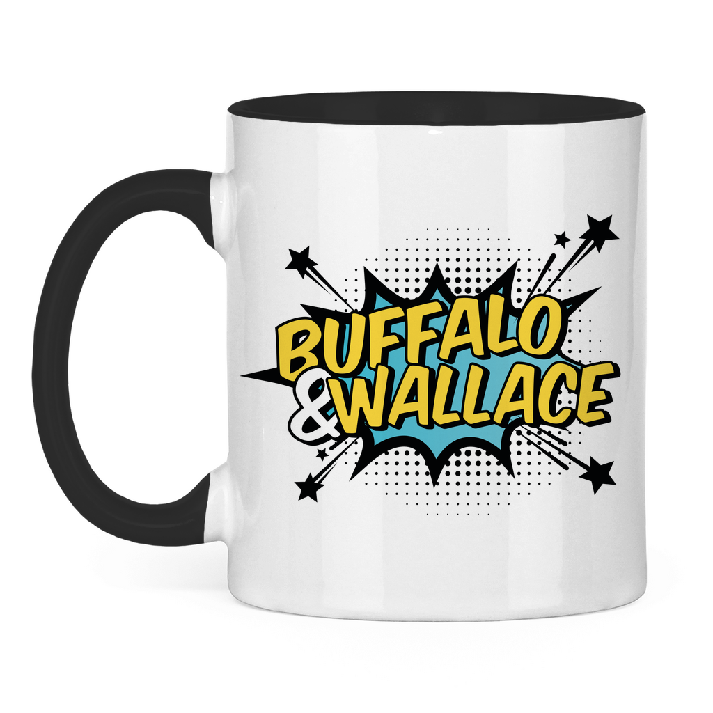 Tasse zweifarbig mit B&W Logo